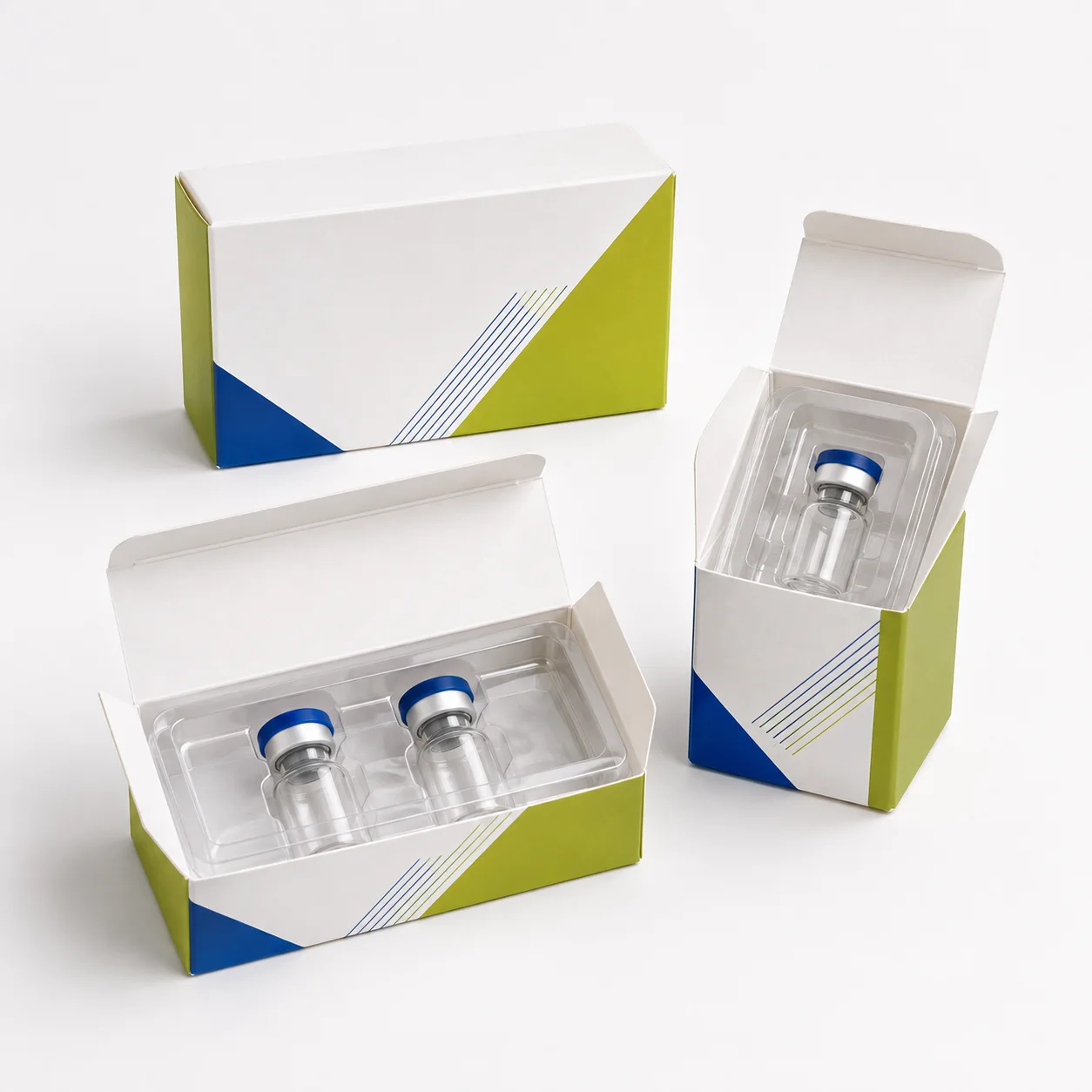 NUOAO order-linked cartons and plastic trays